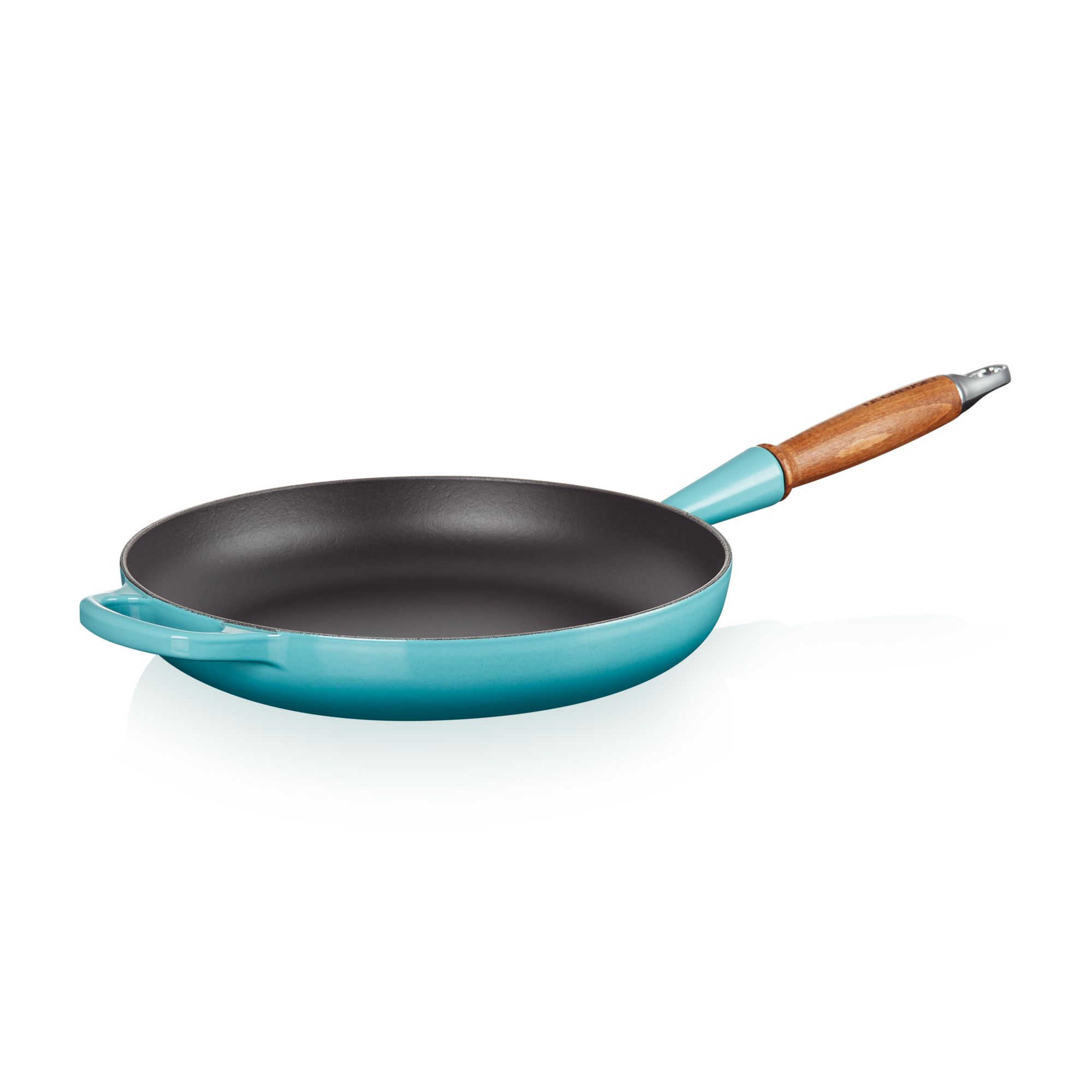 Le Creuset-Le Creuset Signature Cast Iron 28cm Frying Pan Teal